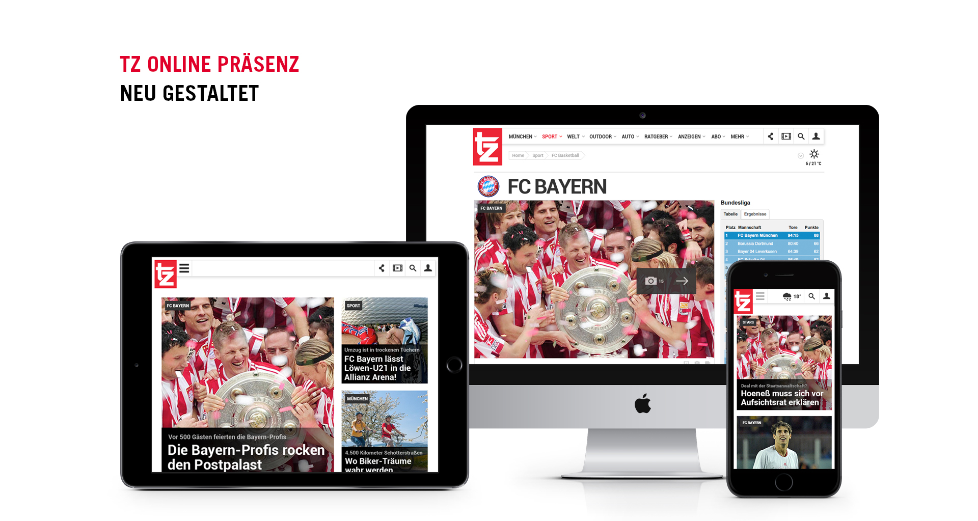 TZ - Nachrichtenportal | User Interface - Responsive Webdesign - Screendesign TZ - Nachrichtenportal | User Interface - Responsive Webdesign - Screendesign