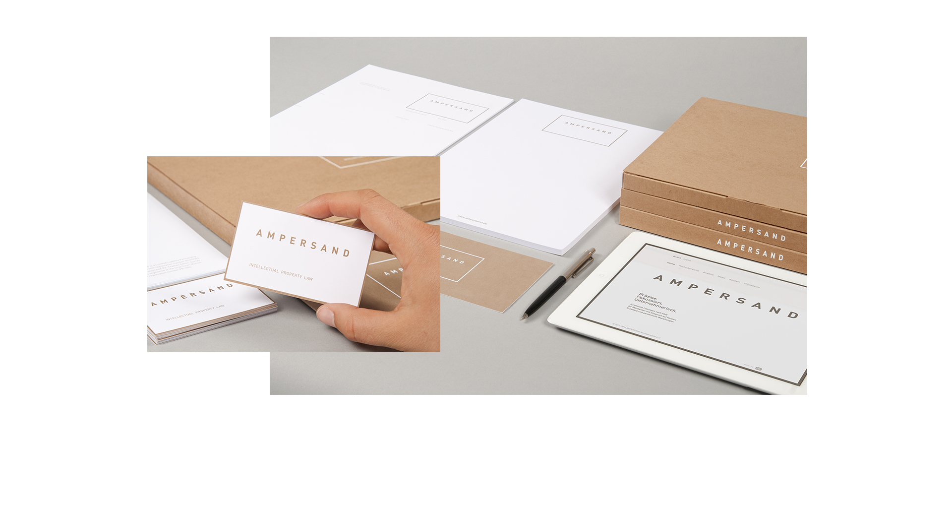 Ampersand - Rechtsanwälte | Corporate Identity - Präsentation Ampersand - Rechtsanwälte | Corporate Identity - Präsentation | Briefbögen und Visitenkarten