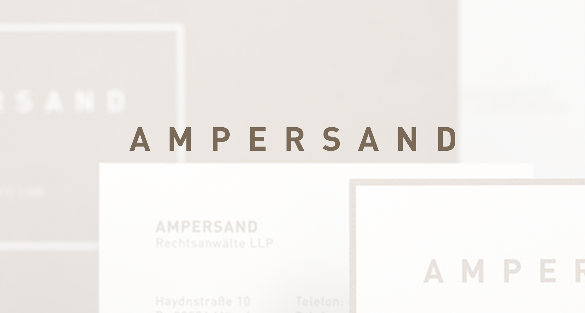 Ampersand - Rechtsanwälte | Sanmiguel Brand Partner | Logo Ampersand - Rechtsanwälte | Sanmiguel Brand Partner | Logo