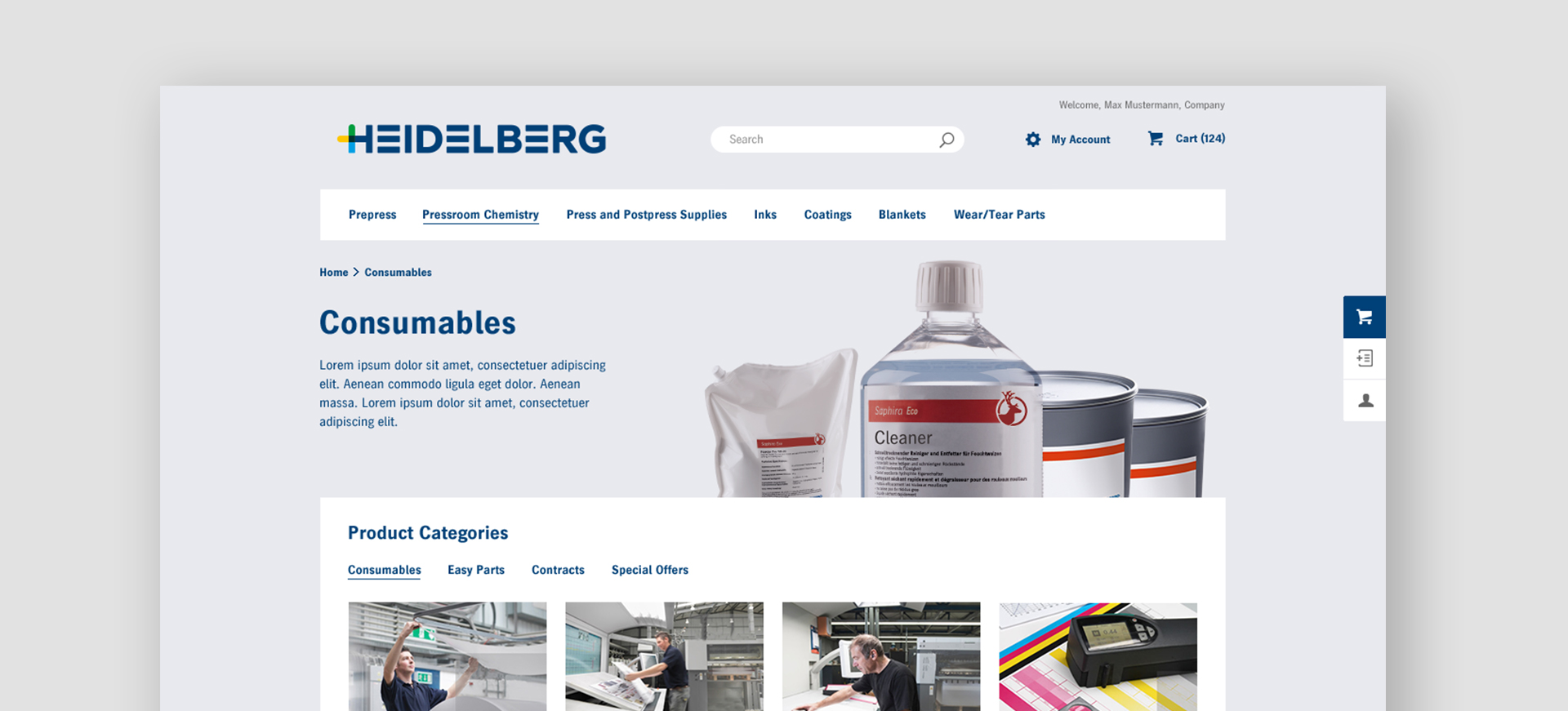Heidelberger Druckmaschinen AG | USER INTERFACE DESIGN · WEBDESIGN & SCREEN DESIGN Heidelberger Druckmaschinen AG | USER INTERFACE DESIGN · WEBDESIGN & SCREEN DESIGN | Hauptseite