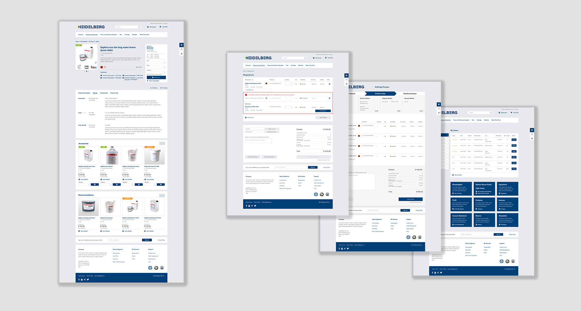 Heidelberger Druckmaschinen AG | USER INTERFACE DESIGN · WEBDESIGN & SCREEN DESIGN Heidelberger Druckmaschinen AG | USER INTERFACE DESIGN · WEBDESIGN & SCREEN DESIGN | Übersicht