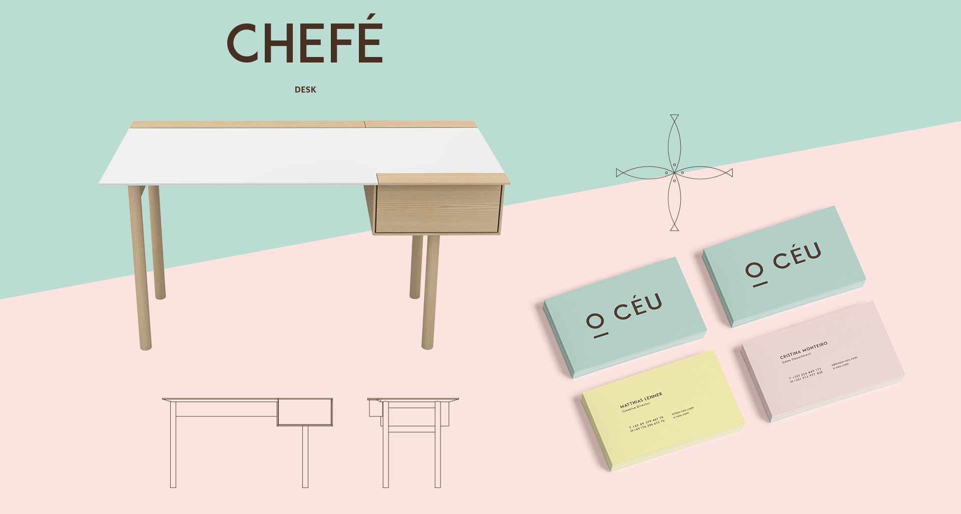 O CÉU | Furniture Sanmiguel Brand Partner | Visitenkarten O CÉU | Furniture Sanmiguel Brand Partner | Visitenkarten