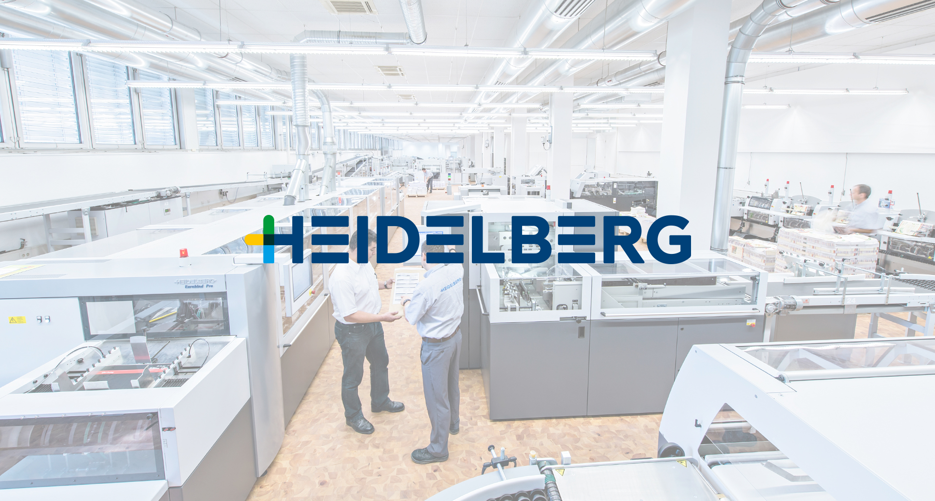 Heidelberger Druckmaschinen AG | Logo | Sanmiguel Brandpartner Heidelberger Druckmaschinen AG | Logo | Maschinenhalle