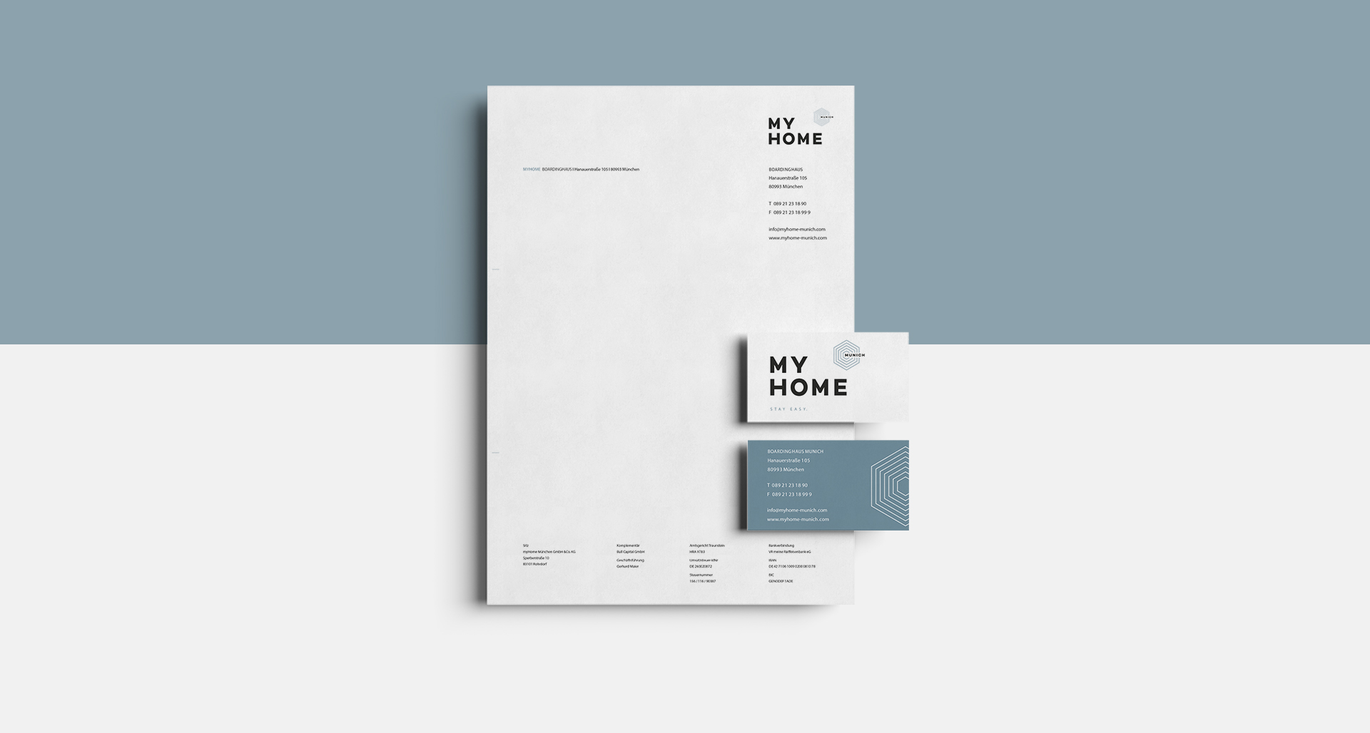 My Home | Corporate Identity My Home | Corporate Identity - Briefpapier und Visitenkarten