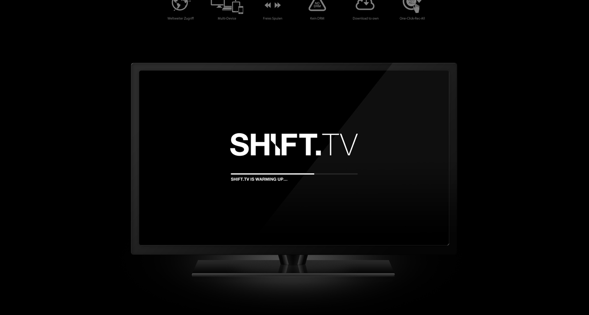Branding TV Interface Design for TV-Screen SANMIGUEL User Experience Design Agentur München