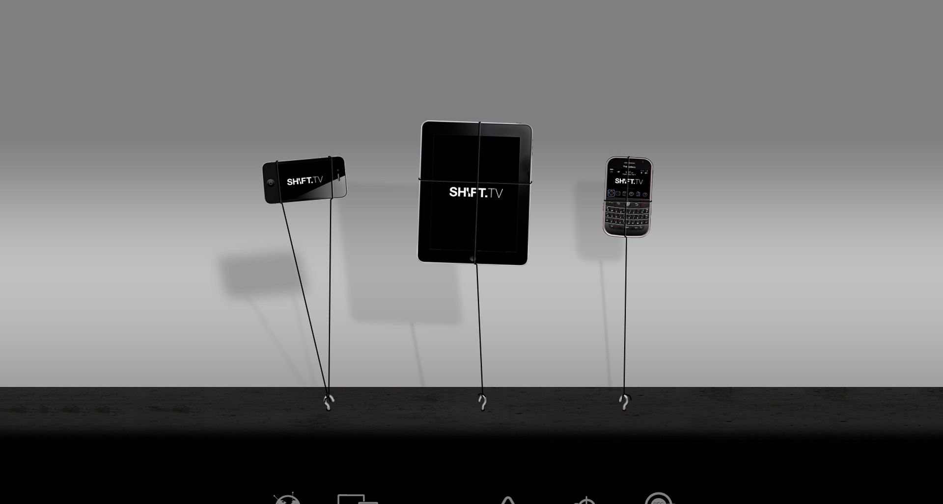 Keyvisual Interface Divices TV Shifted SANMIGUEL User Experience Design Agentur München