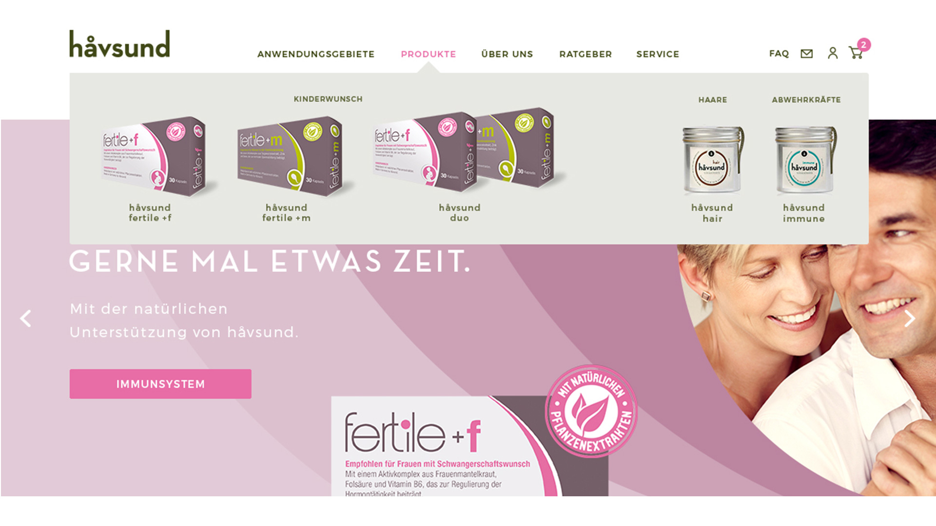 Havsund E-Commerce Design - SANMIGUEL Designagentur