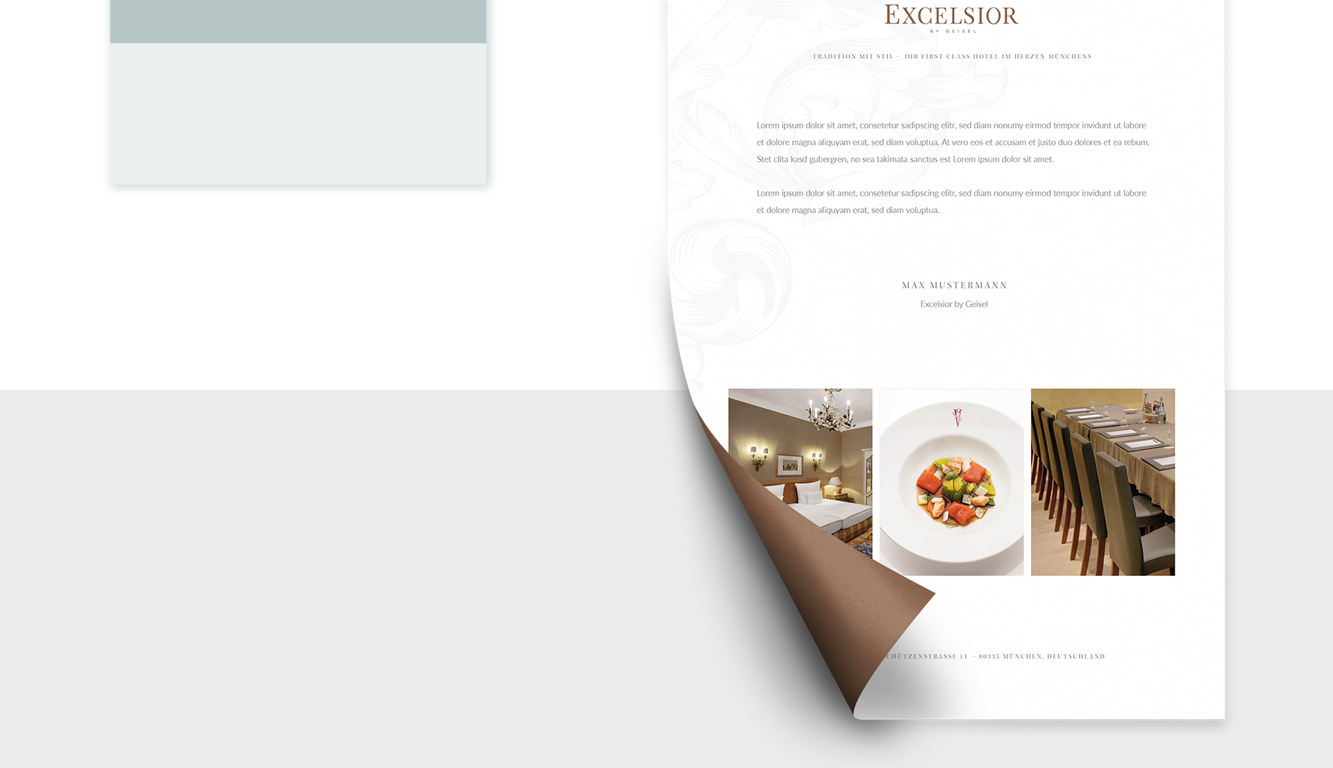 Corporate Identity - Excelsior Hotel München - SANMIGUEL Design Agentur Corporate Identity - Excelsior Hotel München - SANMIGUEL Design Agentur