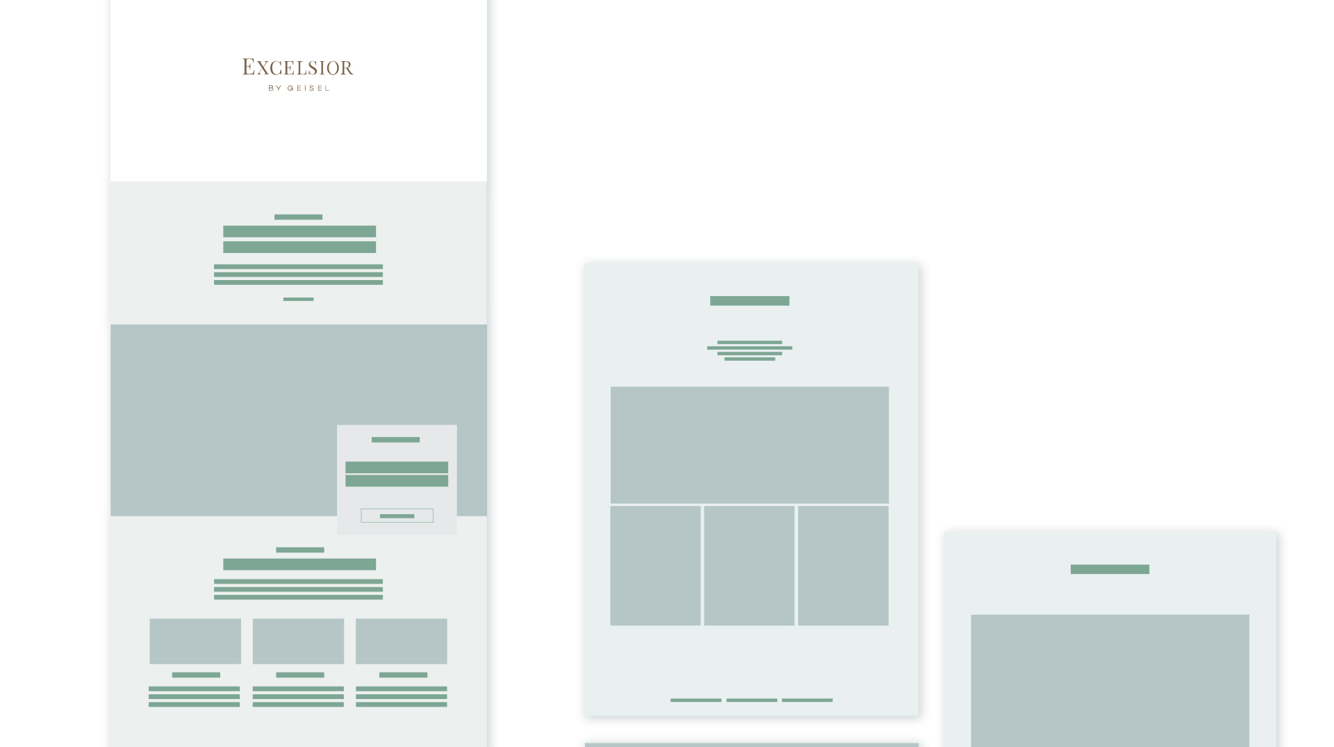Wireframes - Excelsior Hotel München - SANMIGUEL Design Agentur Wireframes - Excelsior Hotel München - SANMIGUEL Design Agentur