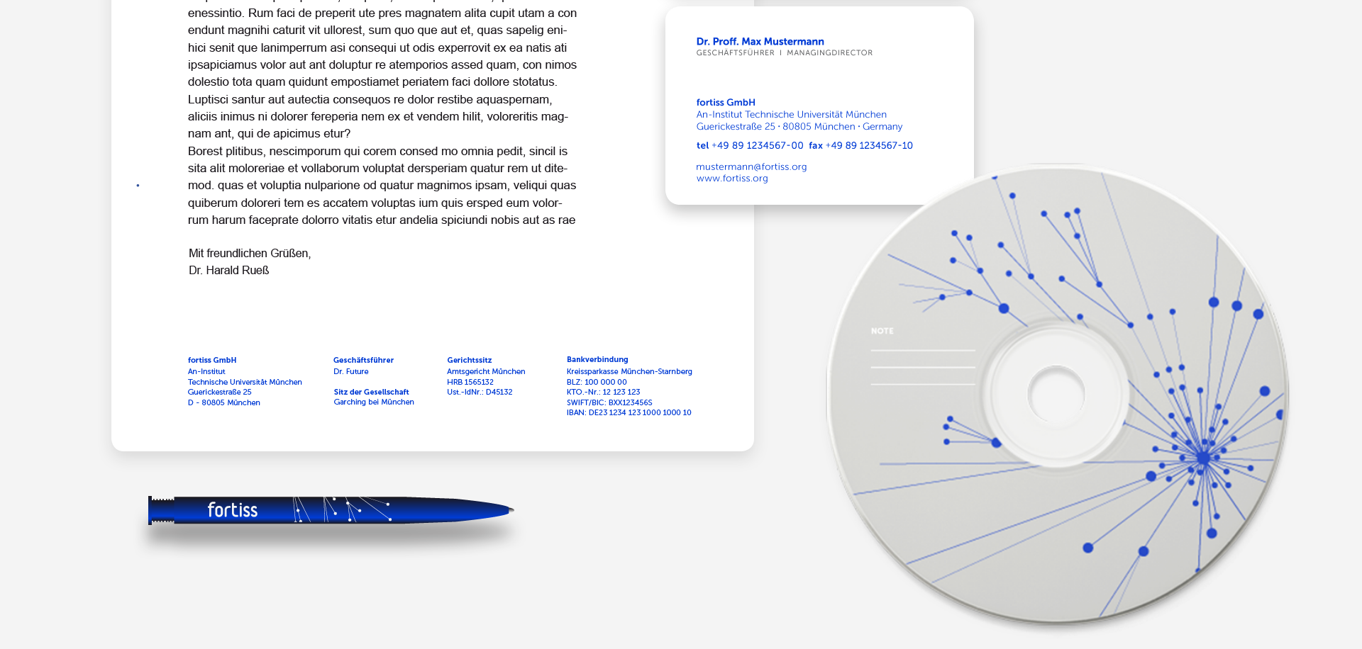 Fortiss_Sanmiguel_Branding_München_Print_Design Print Materialien Fortiss München - SANMIGUEL Design Agentur