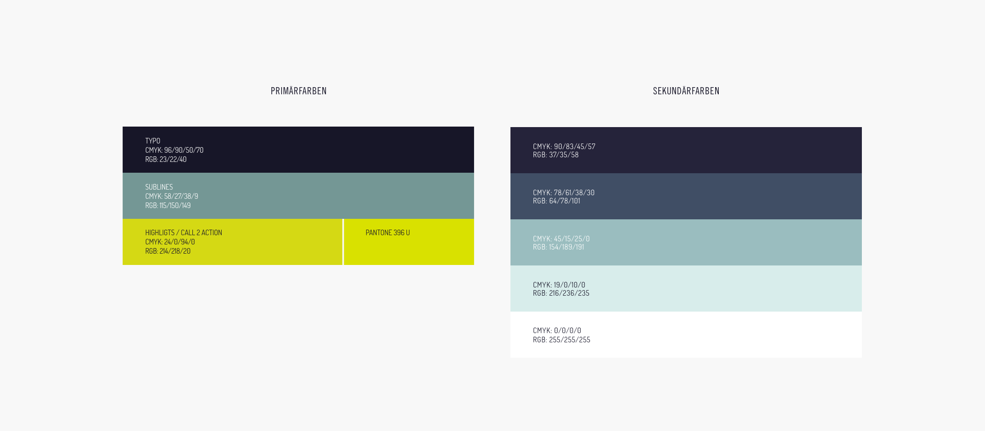 Degree55 – Experience Hotels | Sanmiguel | Corporate Identity | Colours | Munich Sanmiguel degree55 hotel corporate identity – 6
