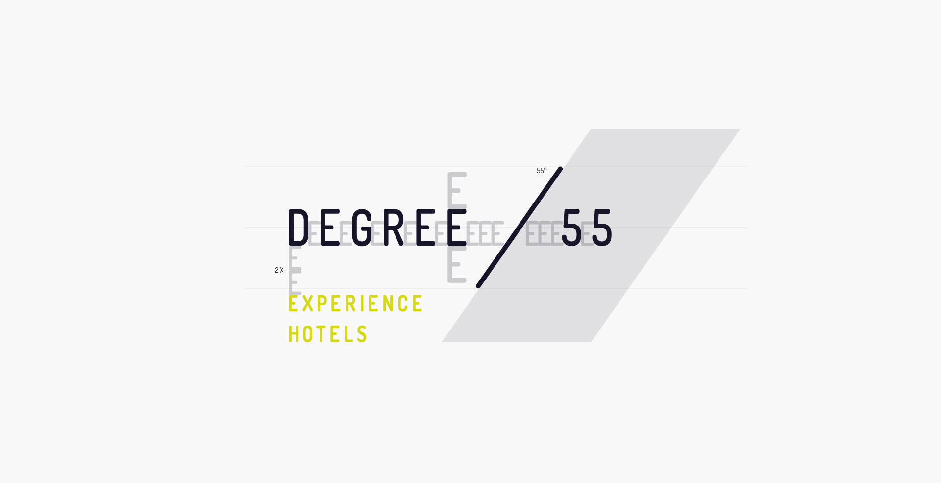 Degree55 – Experience Hotels | Sanmiguel | Logo | Munich Sanmiguel degree55 hotel corporate identity – 3