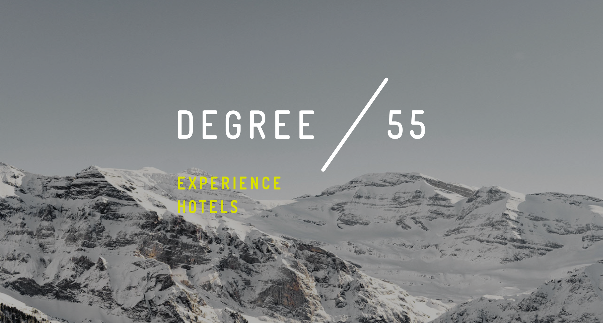 Degree55 – Experience Hotels | Sanmiguel | Logo | Keyvisual | Munich Sanmiguel degree55 hotel corporate identity – 1