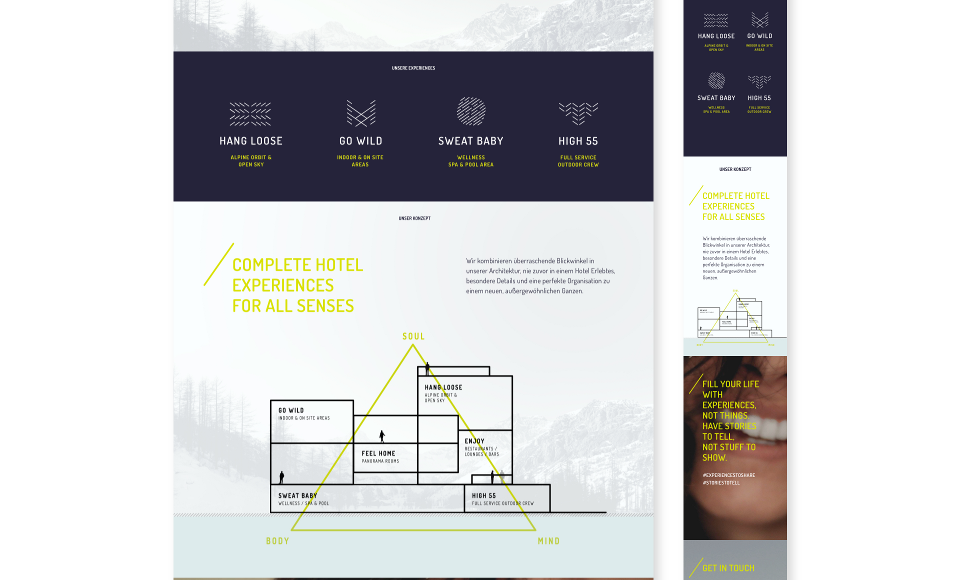 Degree55 – Experience Hotels | Sanmiguel | Responsive Webdesign| Munich Sanmiguel degree55 hotel corporate identity – 17