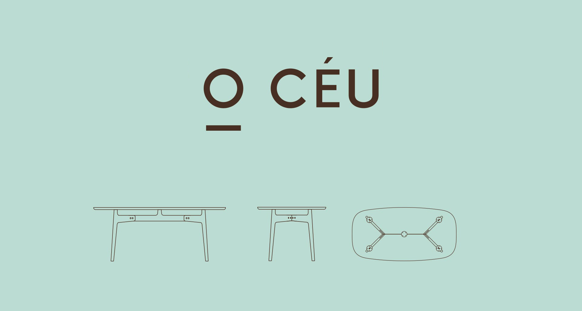 O CÉU - Branding | SANMIGUEL Design Agentur Muenchen OCEU Branding Tisch Furniture