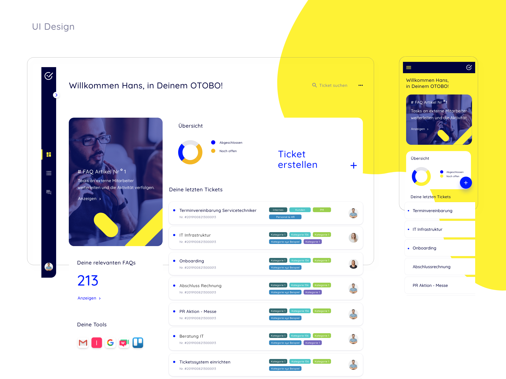 OTOBO | SANMIGUEL | User Interface Design | Munich 14 user interface branding otobo sanmiguel muenchen